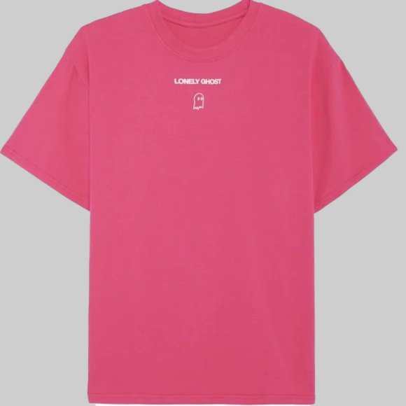 Lonely ghost- Text me Pink with white - Picture 1 of 4